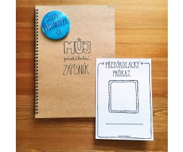 Předškolák - pracovní sešit Můj předškolní zápisník s plackou