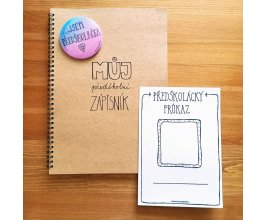 Předškolák - pracovní sešit Můj předškolní zápisník s plackou